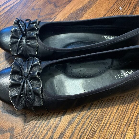 Vaneli Flat Black Ballet Flats-  size 11.5 NARROW - Picture 14 of 15